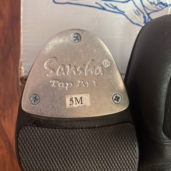 Sansha T-Split TA02pi, Black lace up Tap Shoe - size 5M - Unisex Dance Shoe - Picture 1 of 15